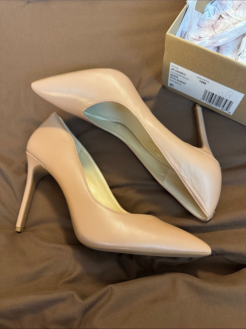 Blush Tan JS Stiletto Pumps
